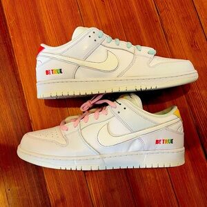 NWT Size 14 Men’s Nike SB Shoes Dunk Low Pro “Be True/Pride”